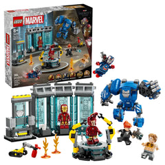 Lego - Marvel Super Heroes - Iron Mans Labor: Rüstungshalle - Konstruktionsspielzeug