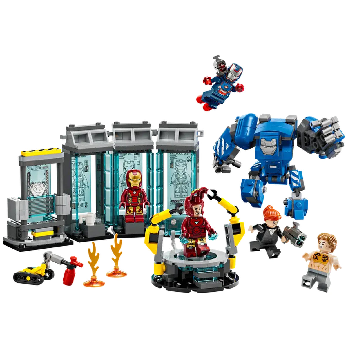 Lego - Marvel Super Heroes - Iron Mans Labor: Rüstungshalle - Konstruktionsspielzeug