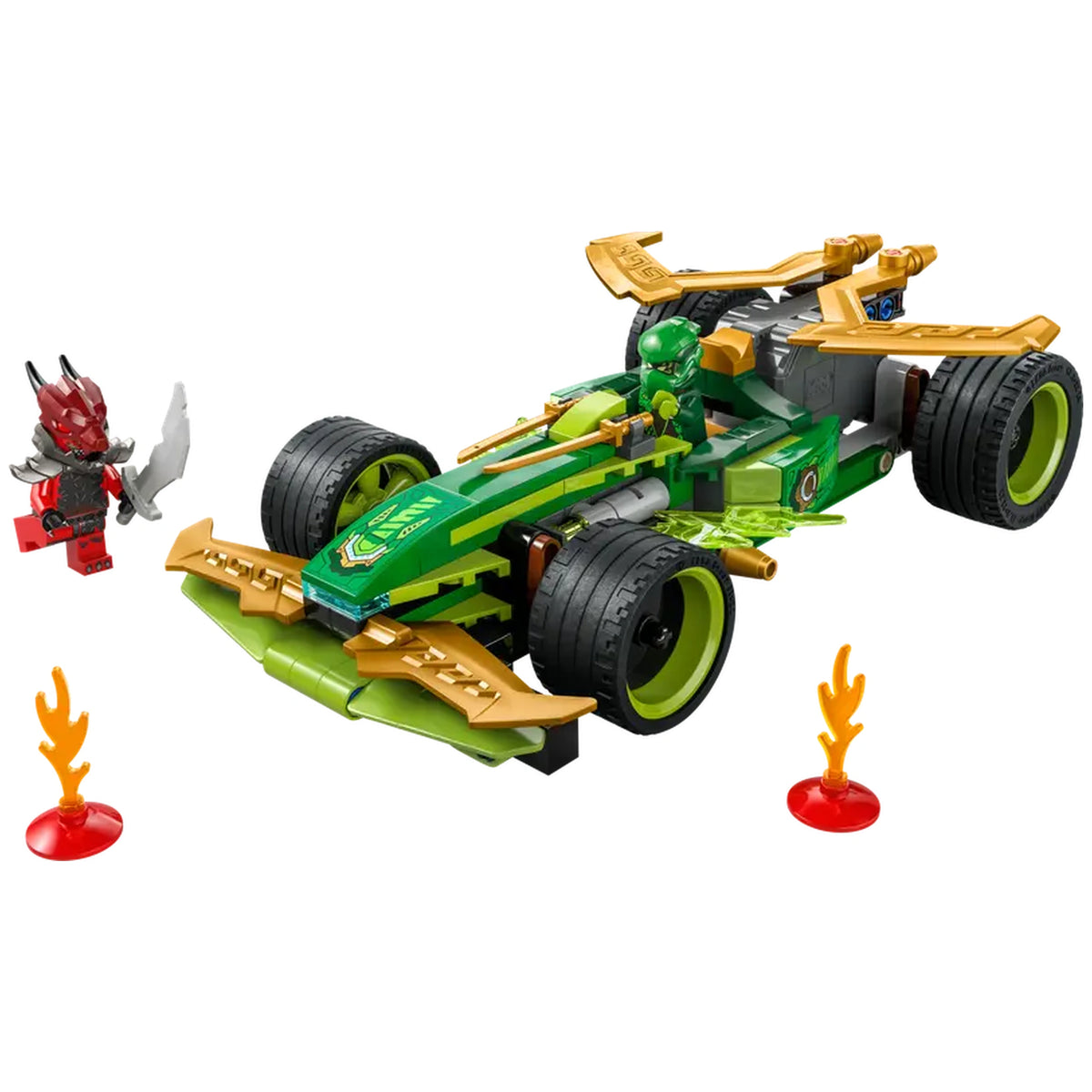 Lego - Ninjago - Lloyds Rückzieh-Rennwagen - Konstruktionsspielzeug