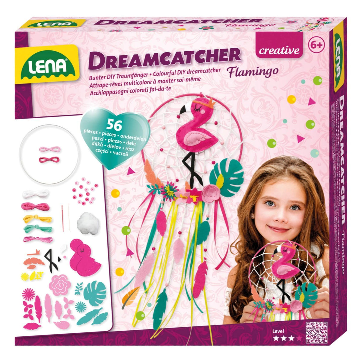 Lena - Dreamcatcher Flamingo - Arts & Crafts