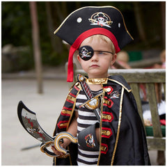 Liontouch - Pirate Eye Patch - The Captain Cross Line - Pretend Professions & Role Playing