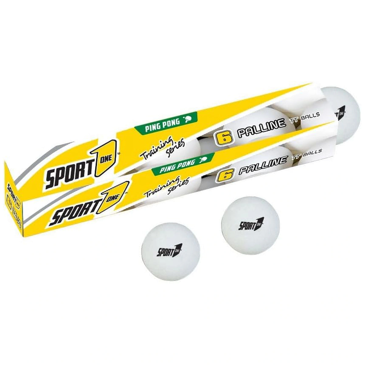Mandelli - Sport1 Tischtennisbälle 6er-Pack - Sportspielzeug
