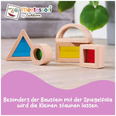 Montessori - Fensterbauklötze Set - Lernspielzeug