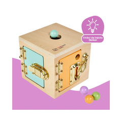 SIMBA - Montessori von Eichhorn Multi - Aktivitäts - Lernwürfel - Lernspielzeug - 3 Jahre - 58701332