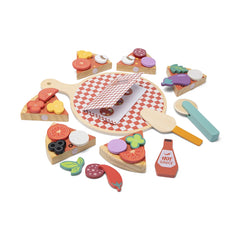 New Classic Toys - Rollenspiel - Pizza Spielset - Holz - 2+ Jahre