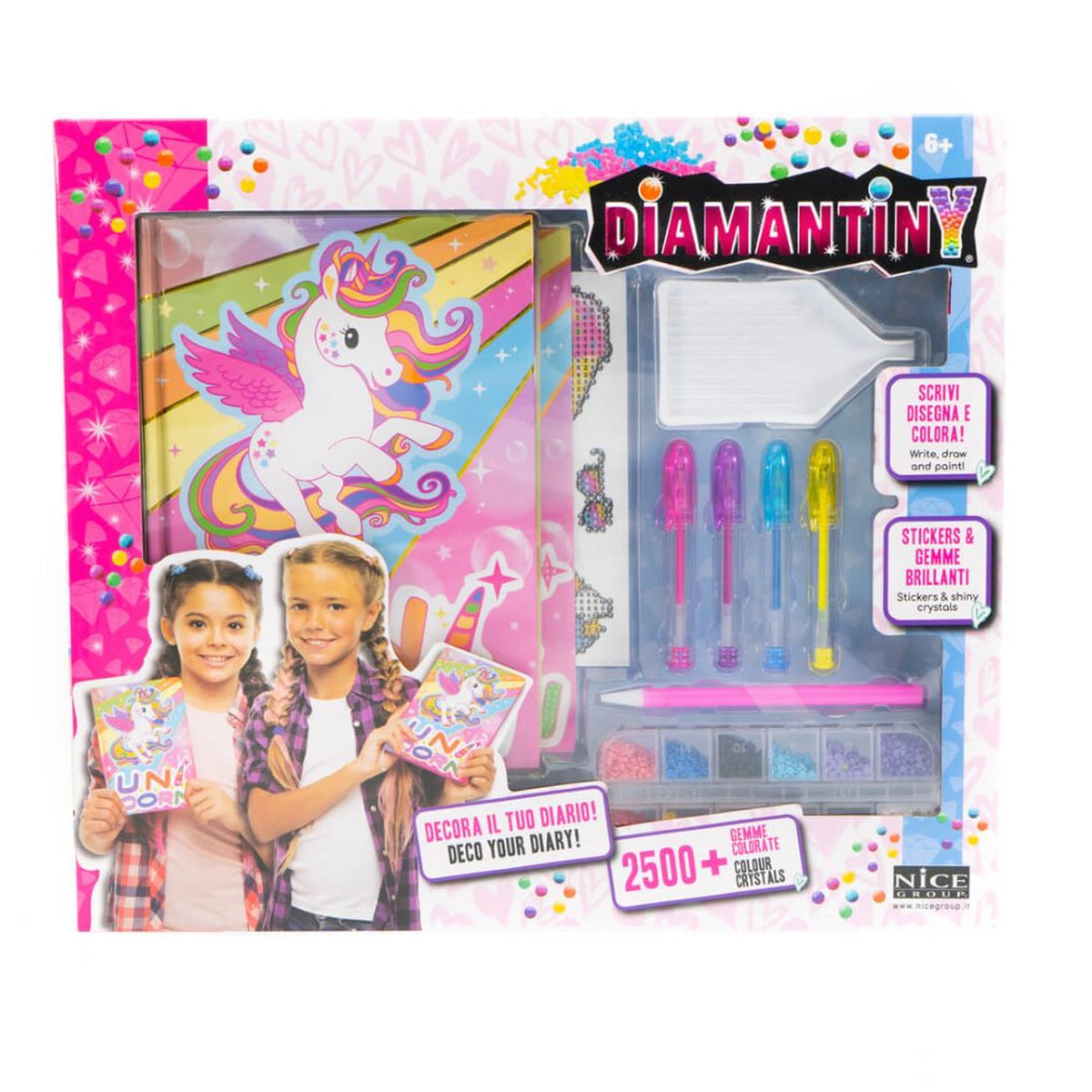 Nice - Diamantiny Deco Diary Set - Office Supplies