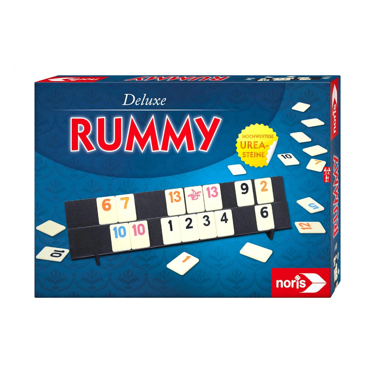 Noris - Deluxe Set - Rummy - Brettspiele - Internationale Edition - Brettspiele