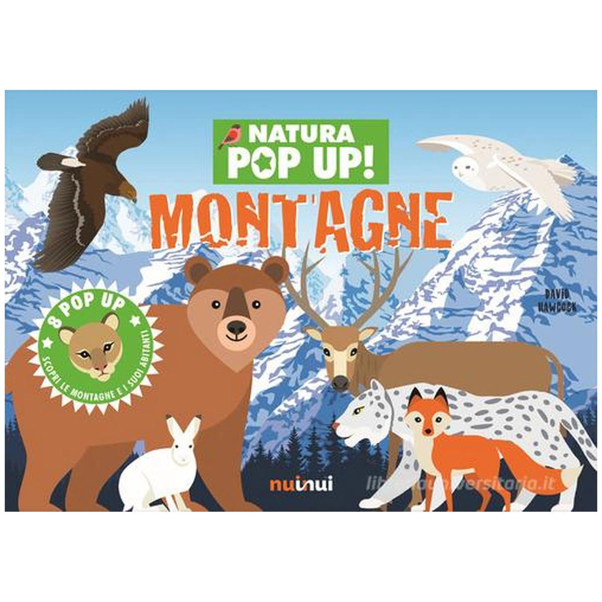 NuiNui - Natura Pop Up Montagne Buch - Lernspielzeug