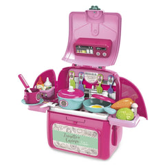 ODS - Rollenspielzeug - Zainetto Cucina 2-in-1 Küchenrucksack - Pink - 3 Jahre