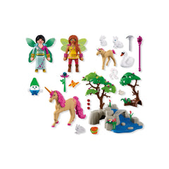 PLAYMOBIL - Fairies' Day Trip - Spielsets - 4+ - Einhorn Spielset 72067 - 80772067