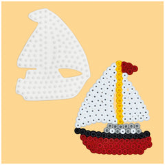 Pat Hama 4000 Perlen und Steckbretter in grünem Behälter - Basteln & Kunst