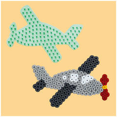 Pat Hama 4000 Perlen und Steckbretter in grünem Behälter - Basteln & Kunst