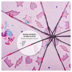Perletti - Regenschirme - Einhorn Faltregenschirm - Winddicht - 3–6 Jahre