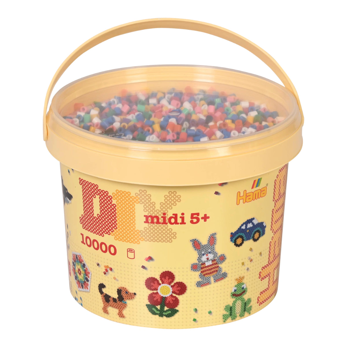 Pet Hama Iron-on Beads - Bucket 10.000 Pcs.