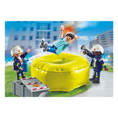 Playmobil Action Heroes Firefighters With Air Cushions - 71465