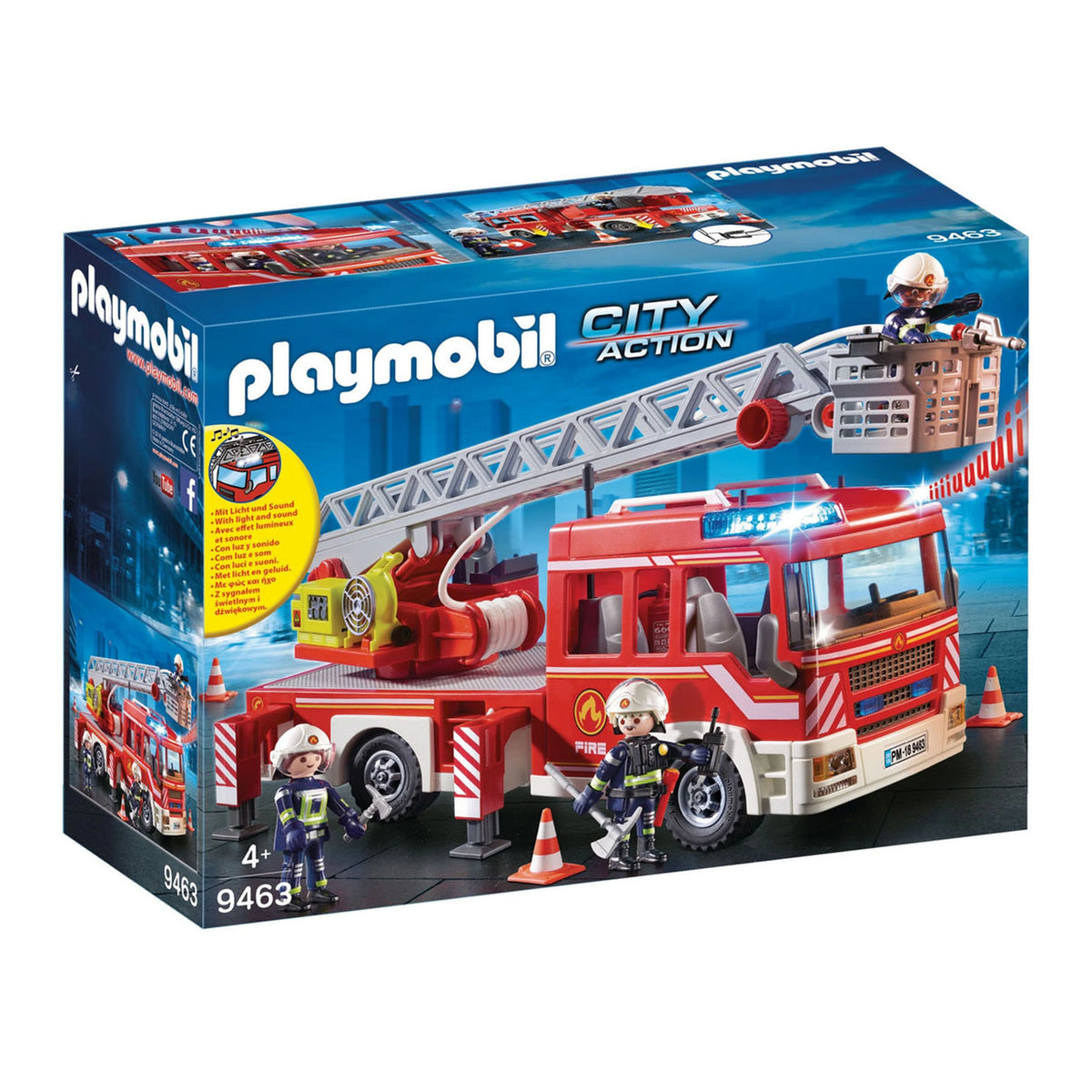 Playmobil City Action Feuerwehrleitermaschine - 9463