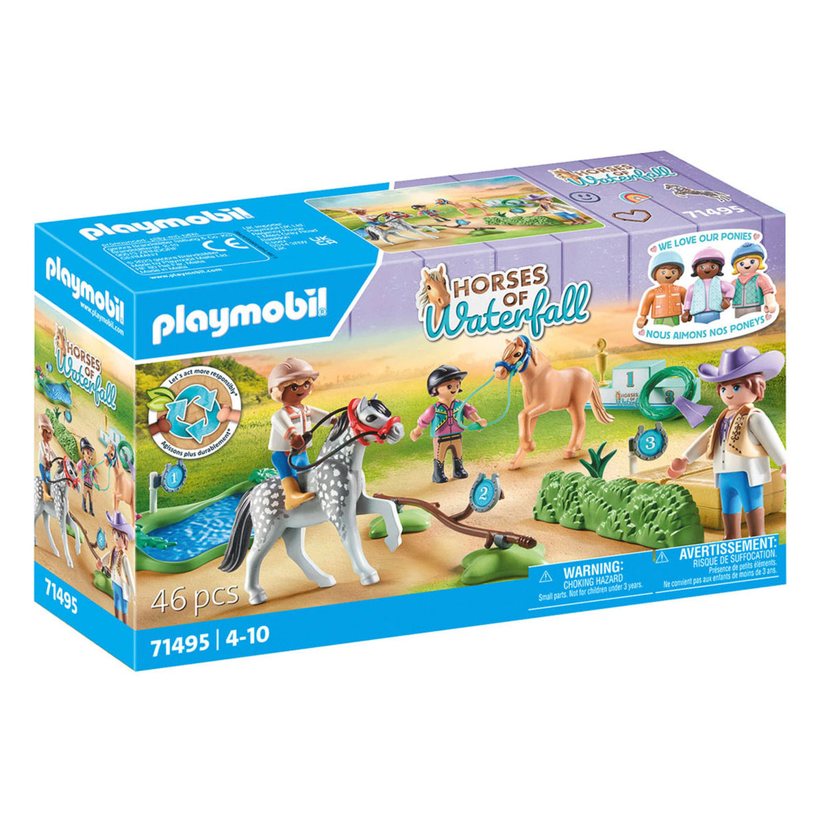 Playmobil Horses Of Waterfall Pony Tournament - 71495