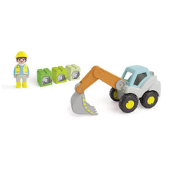 Playmobil - Junior-Shovel-Excavator-Toy-Playsets