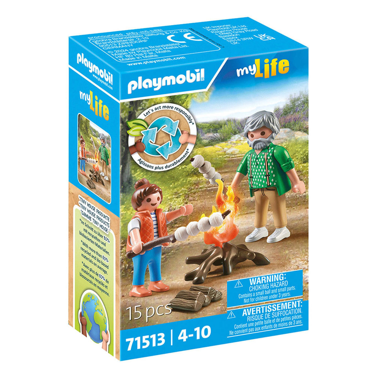Playmobil Mein Leben Lagerfeuer mit Marshmallows - 71513