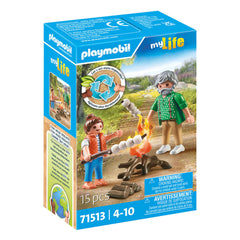 Playmobil Mein Leben Lagerfeuer mit Marshmallows - 71513