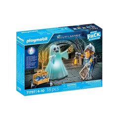 Playmobil - Novelmore-Starter-Pack-Ghost-and-Knight-Toy-Playsets