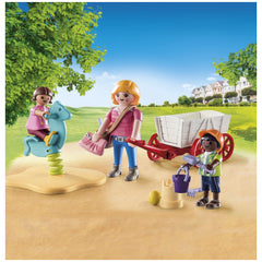Playmobil Starter Pack Educator With Wagon - 71258