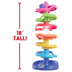 Quercetti - Baby- und Kleinkindspielzeug - Spiral Tower Brightball - 46 cm - 1+ Jahre