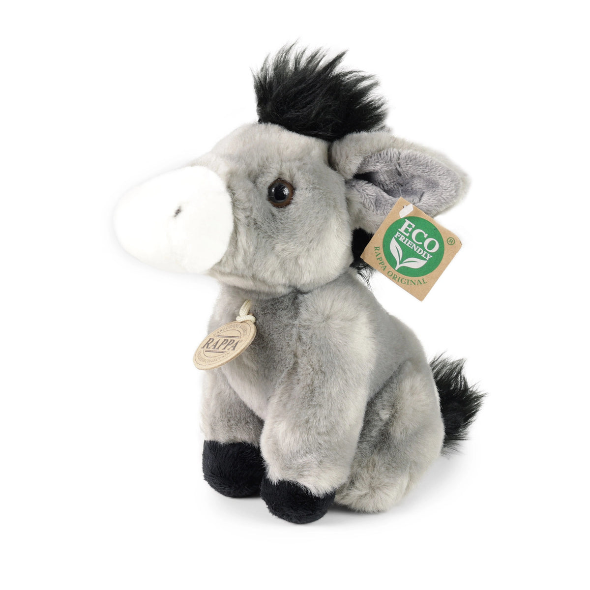Rappa - Plush donkey 18 cm ECO-FRIENDLY - Stuffed Animals