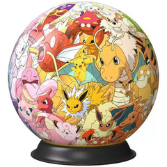 Ravensburger - 3D-Puzzle-Ball-Pokemon-Kanto-Region-Action-Spielzeug-Figuren