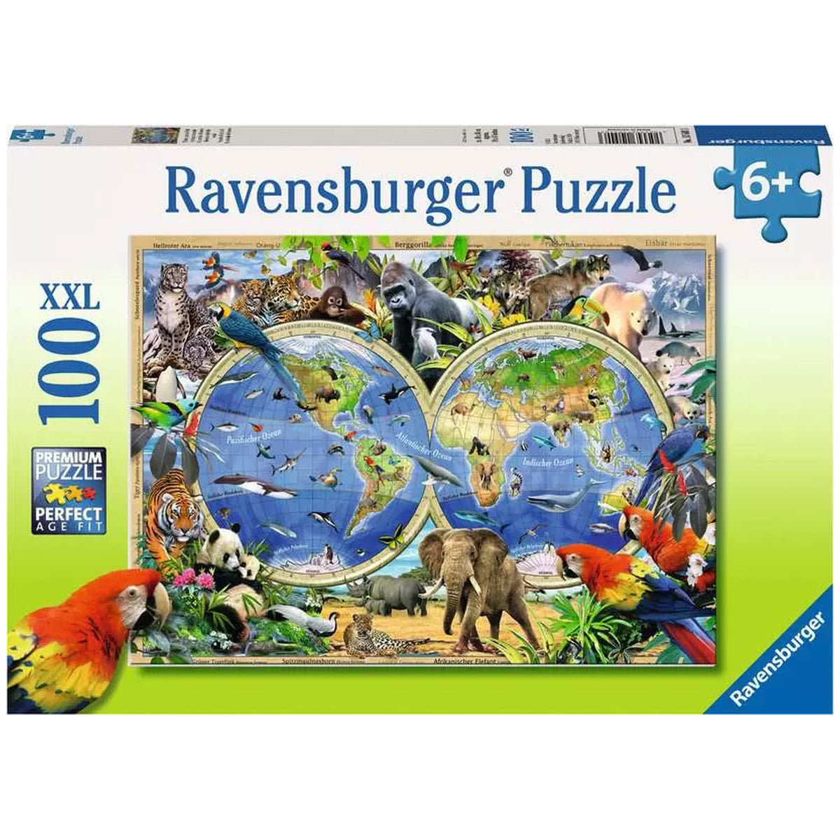 Ravensburger - Animals Around The World - 100 Pieces - Puzzles