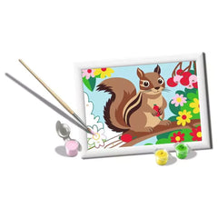 Ravensburger - Arts Crafts - CreArt Lively Squirrel Painting Kit - 7 Years - Creativity Development