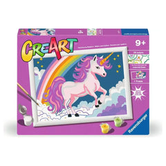 Ravensburger - Basteln & Malen - CreArt Pink Neon Einhorn - 9+ Jahre - Kreativitätsentwicklung