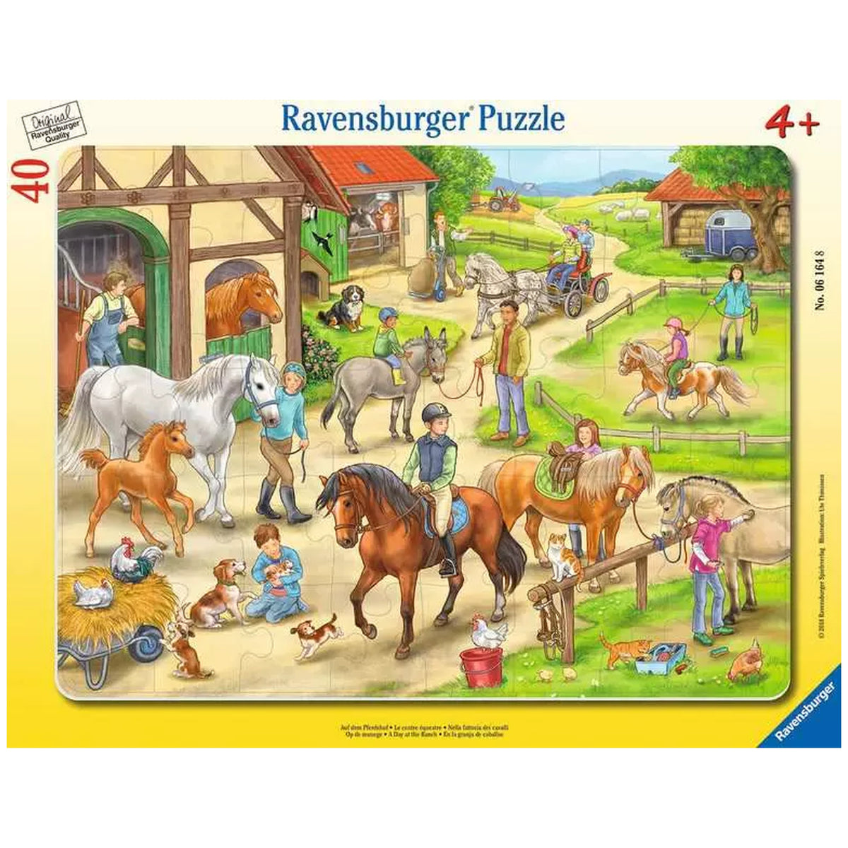 Ravensburger - At The Horse Farm - 40 Pieces - Puzzles