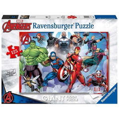 Ravensburger - Avengers - Riesenbodenpuzzle - 125 Teile - Puzzles
