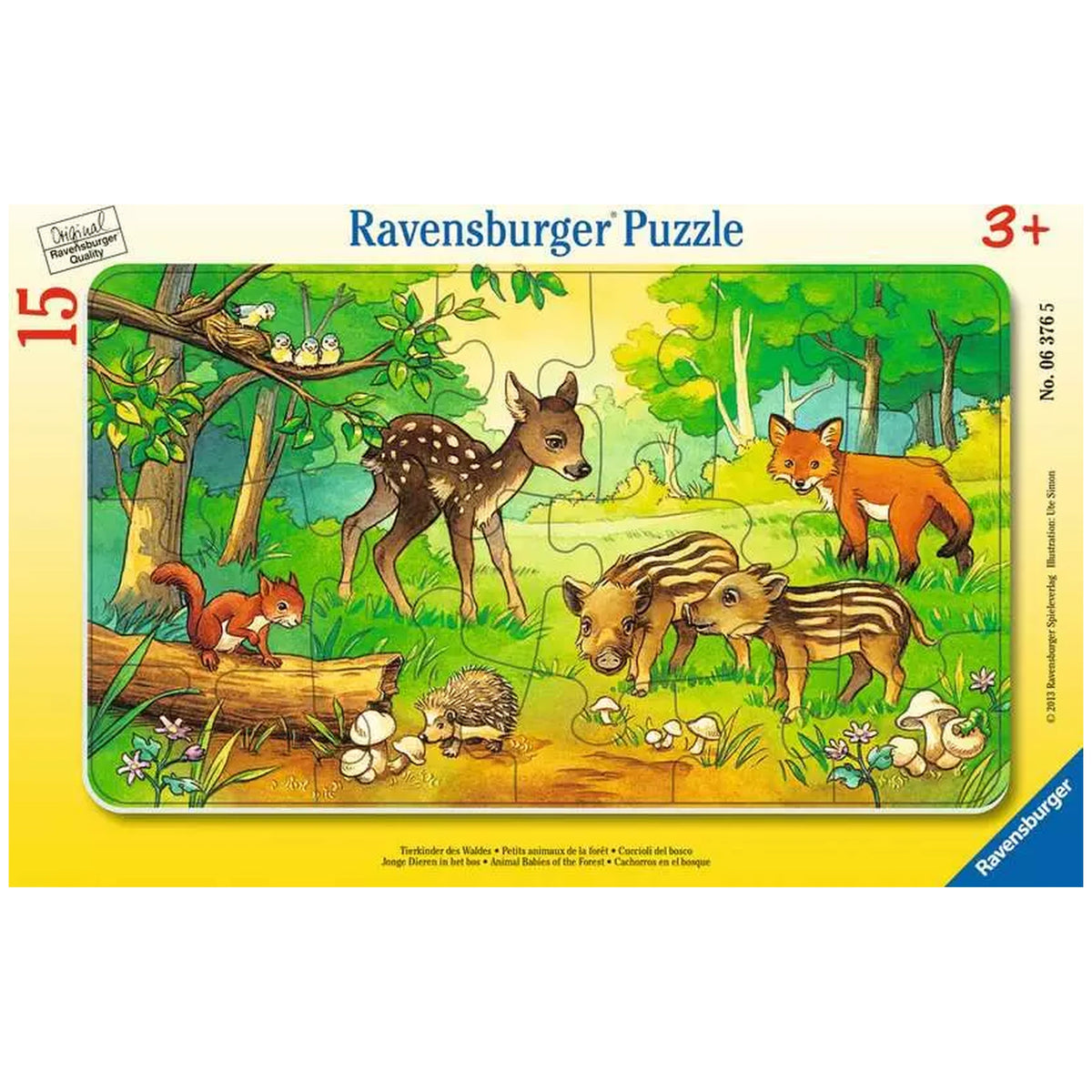 Ravensburger - Babywaldtiere - 15 Teile - Puzzles