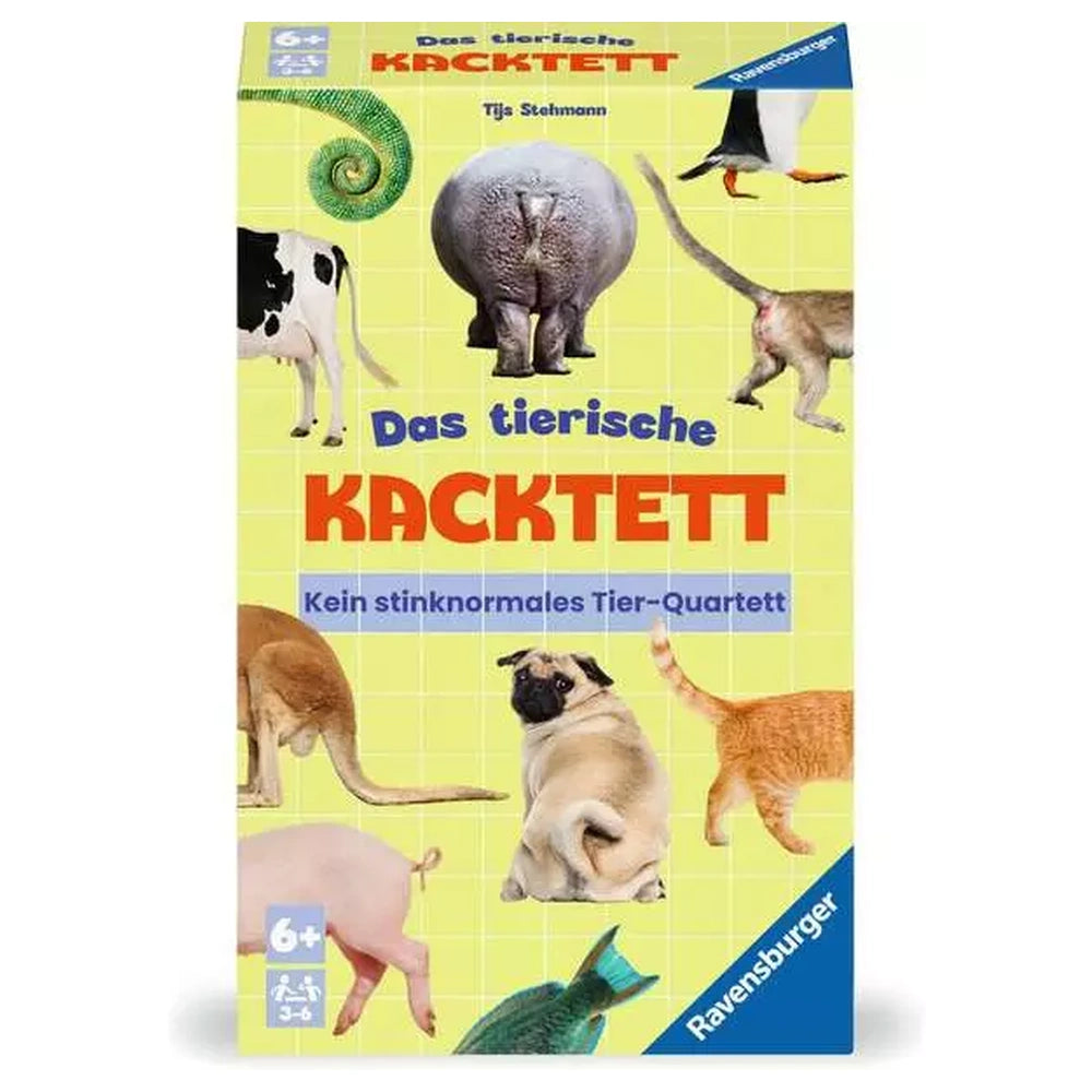 Ravensburger - Board Games - Das Tierische Kacktett - Educational Play - 6-99 Yrs