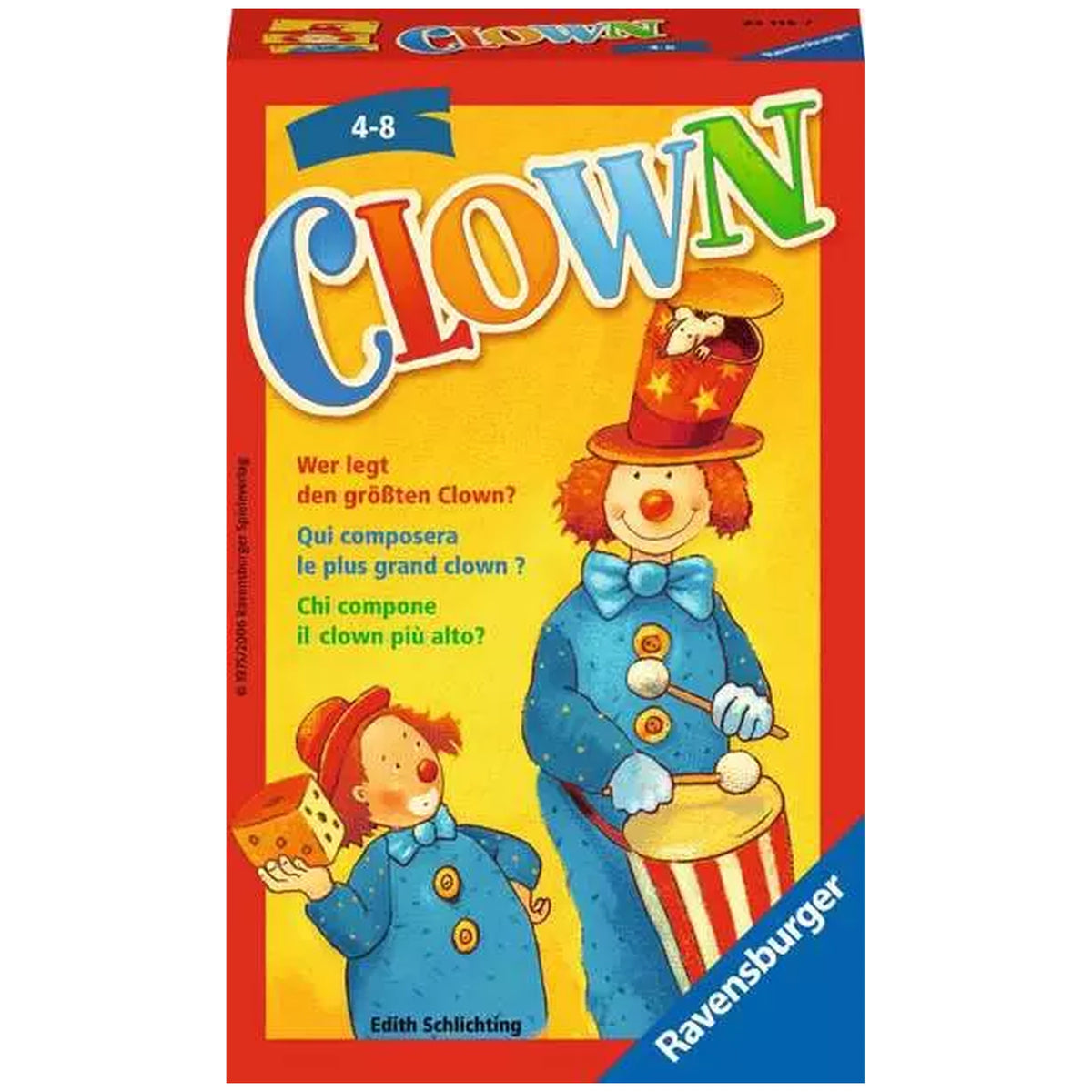 Ravensburger - Clown - Board Game - Multi-Language Instructions