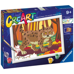 Ravensburger - Creart Luchs Im Wald - Malen nach Zahlen - Kunst & Handwerk