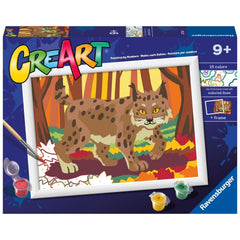 Ravensburger - Creart Luchs Im Wald - Malen nach Zahlen - Kunst & Handwerk