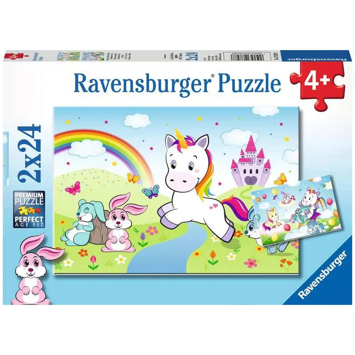 Ravensburger - Märchen-Einhorn - 2x24 Teile - Puzzles
