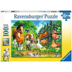 Ravensburger - Versammlung der Tiere - 100 Teile - Puzzles