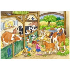 Ravensburger - Happy Country Life - 2x24 Pieces - Puzzles