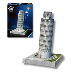 Ravensburger - Iconics 3D Puzzle Leaning Tower of Pisa LED Edition 231 Pcs - Puzzles