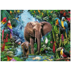Ravensburger - Jungle Elephants - 150 Pieces - Puzzles