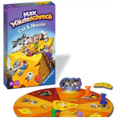 Ravensburger - Max Mauseschreck - Board Game - Multi-Language Instructions