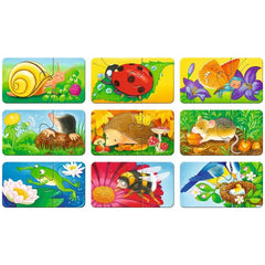 Ravensburger - My First Puzzles - Animals In The Garden - 9X2 Pieces - Puzzles