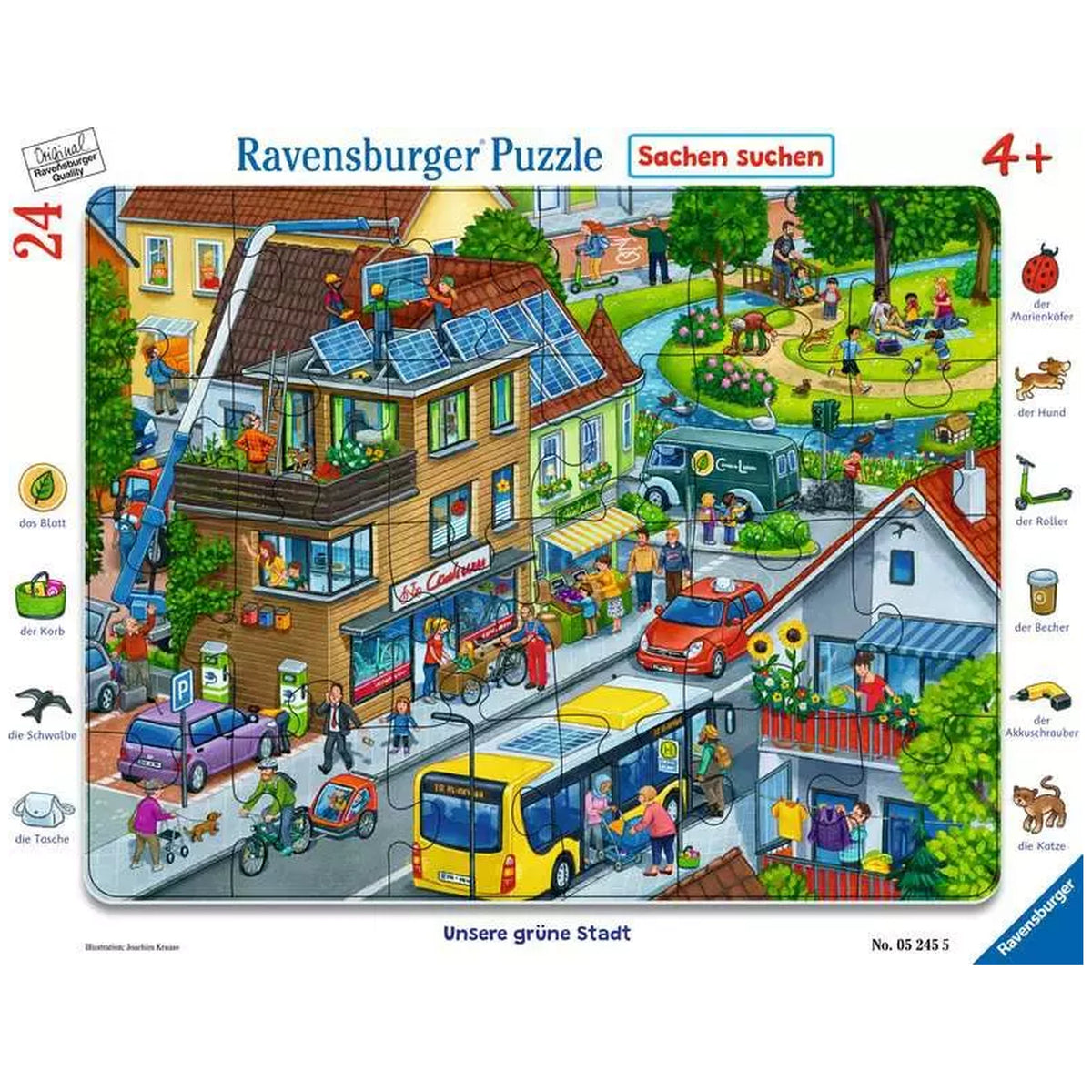 Ravensburger - Our Green City - 24 Pieces - Educational Puzzles