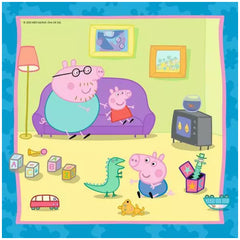 Ravensburger - Peppa Pig - Peppas Family And Friends - 3x49 Pieces - Puzzles