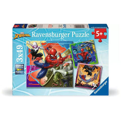 Ravensburger - Puzzle 3x49 Teile Marvel Spider-Man - Puzzles