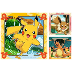 Ravensburger - Puzzle 3x49 Teile Pokemon - Puzzles